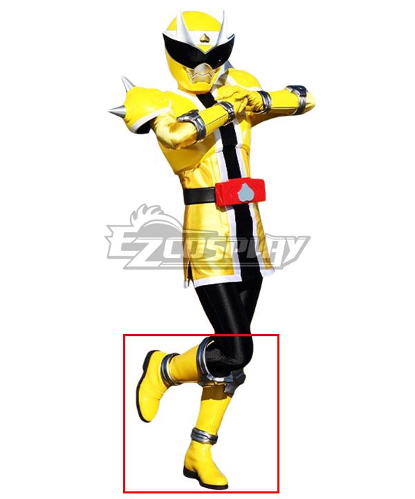 Power Rangers Super Sentai Series Avataro Sentai Donbrothers Sister  Onito Haruka Yellow Boots Cosplay Shoes