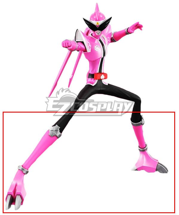 Power Rangers Super Sentai Series Avataro Sentai Donbrothers Kimono Tsuyoshi Pink Boots Cosplay Shoes