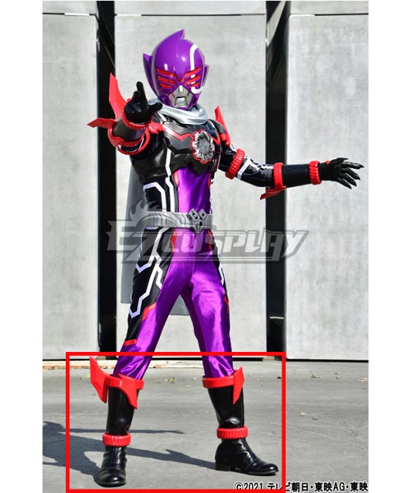 Power Rangers Super Sentai Series Kikai Sentai Zenkaiger Chongdi Demonstration Boots Black Cosplay Shoes