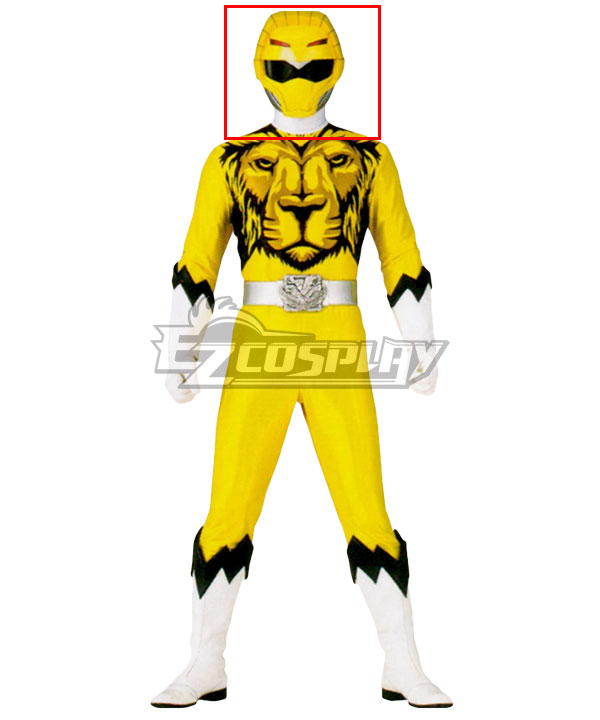 Power Rangers Super Sentai Series Doubutsu Sentai Leo Zyuoh Lion Yellow Helmet Cosplay Accessory Prop