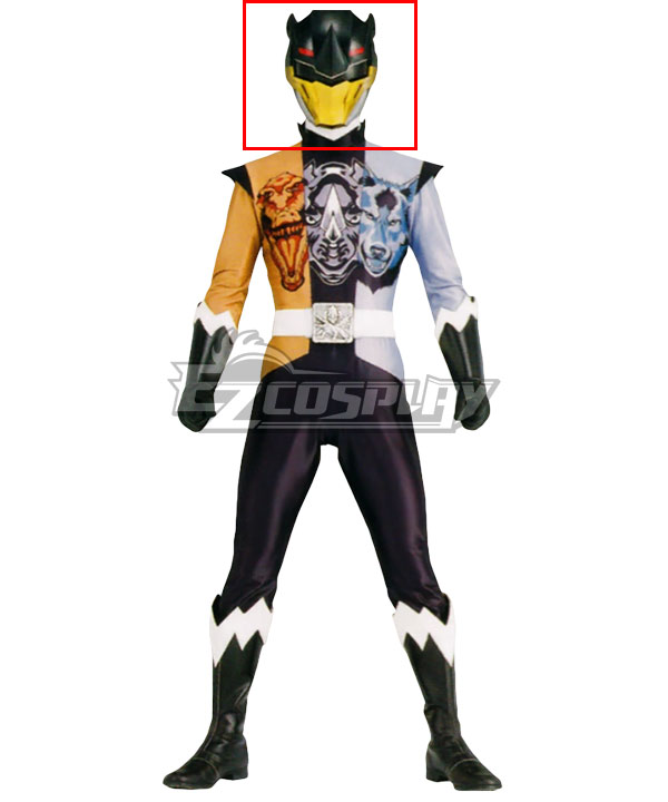 Power Rangers Super Sentai Series Doubutsu Sentai Misao Mondou Zyuoh The World Black Helmet Cosplay Accessory Prop