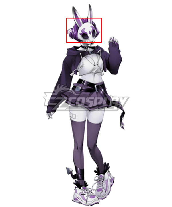 Neon White Neon Violet Cosplay Costume