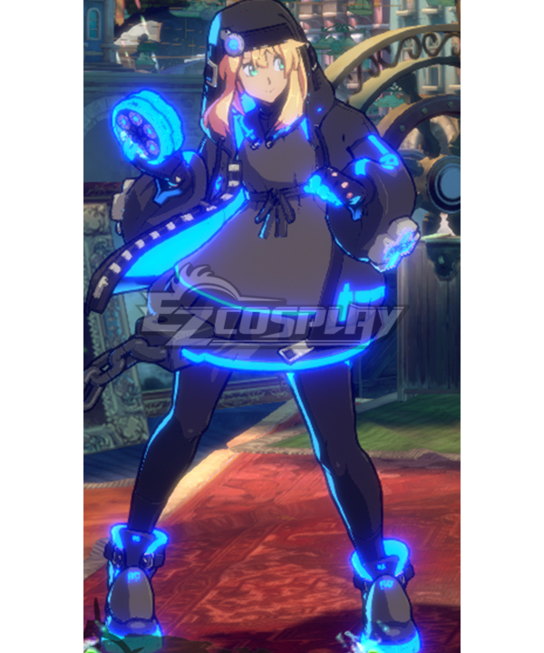 Guilty Gear -Strive-Bridget Blue Black Edition Cosplay Costume