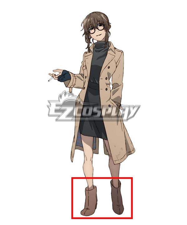 Call of the Night Anko Brown Cosplay Shoes