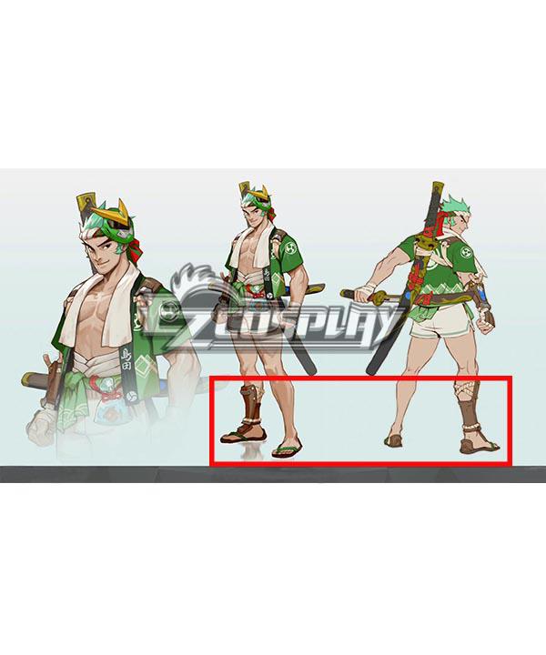 Overwatch League New Skin "Summer Phi" Brown Cosplay Shoes