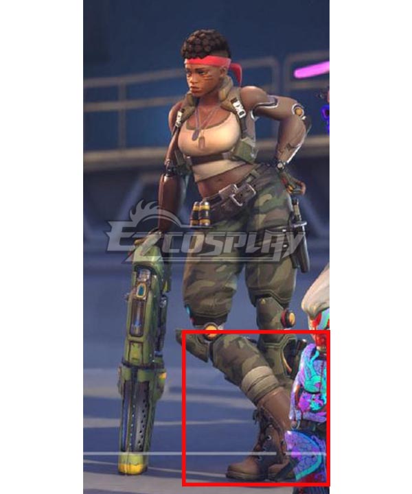 Overwatch2 OW2 Sojourn New Skin Halloween Brown Boots Cosplay Shoes