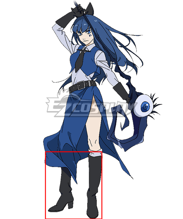 Mahō Shōjo Magical Destroyers Magical Destroyers Blue Black Shoes Cosplay Boots