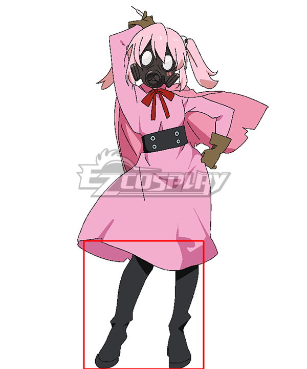 Mahō Shōjo Magical Destroyers Magical Destroyers Pink Black Shoes Cosplay Boots