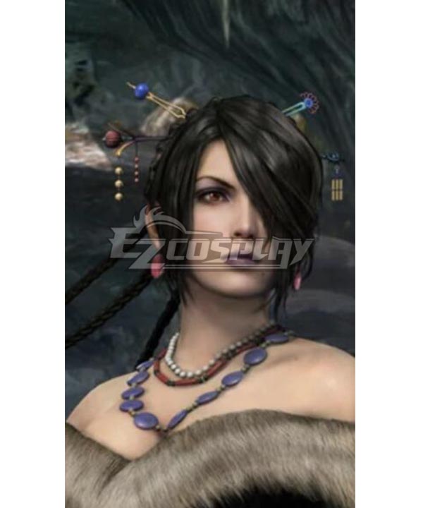 Final Fantasy Lulu Necklace Earrings Headdress Cosplay Accessory Prop