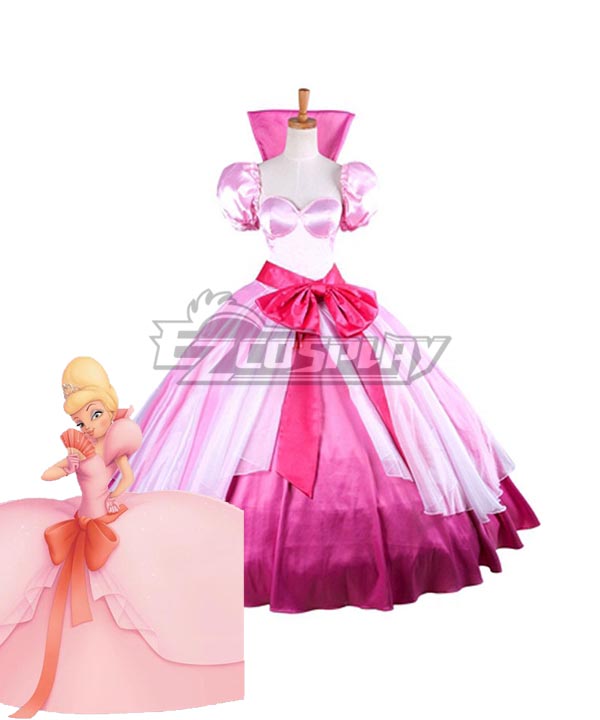 Disney Anime Princess Dress Charlotte La Bouff Frog Prince And Princess Cosplay Costume Halloween Cosplay Costume