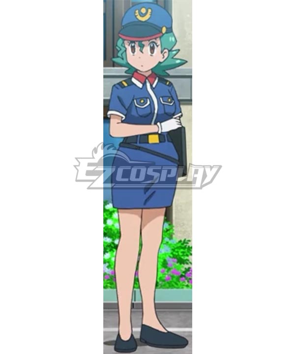 Pokémon Officer Jenny Female Police Uniform Cosplay Costume