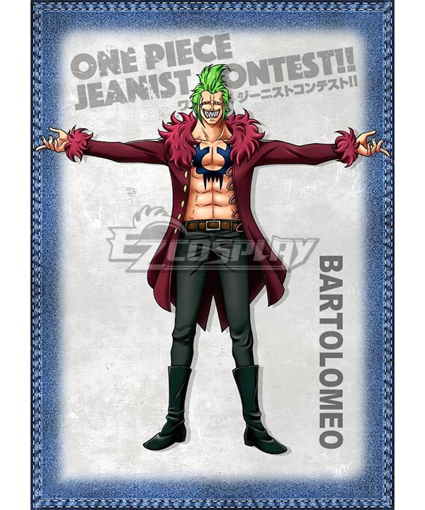One Piece Bartolomeo B Edition Cosplay Costume