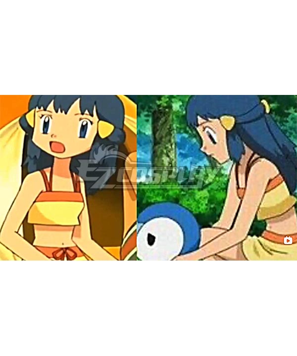 Pokémon Diamond & Pearl Go! Pikachu! Heroine Dawn P Edition Cosplay Costume