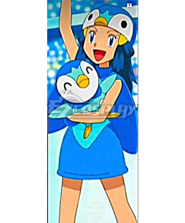 Pokémon Diamond & Pearl Go! Pikachu! Heroine Dawn S Edition Cosplay Costume