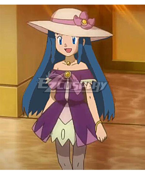 Pokémon Diamond & Pearl Go! Pikachu! Heroine Dawn T Edition Cosplay Costume