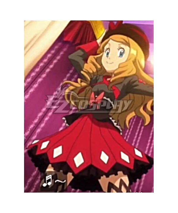 Pokémon XY Go! Pikachu! Heroine Serena N Edition Cosplay Costume