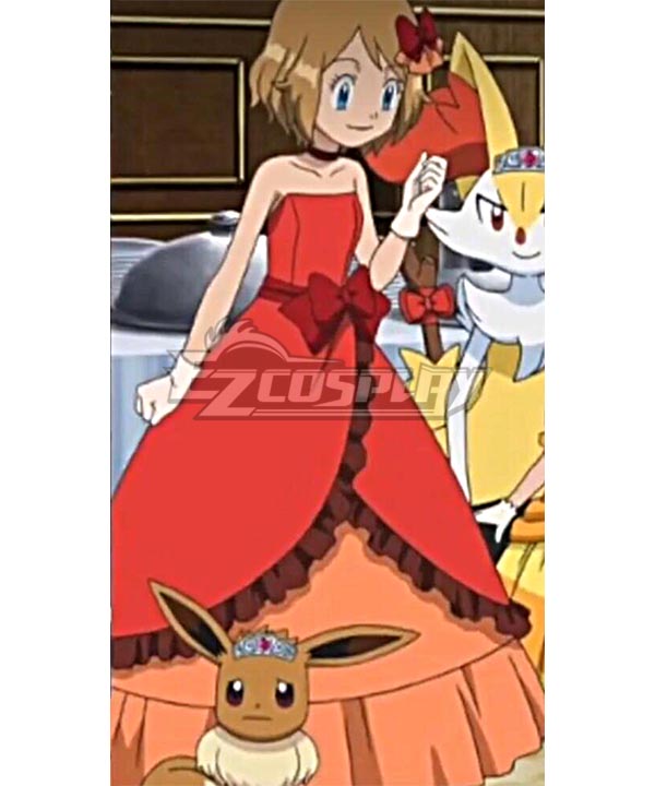 Pokémon XY Go! Pikachu! Heroine Serena Y Edition Cosplay Costume