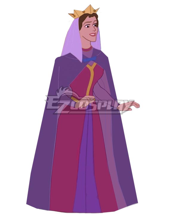 Disney Sleeping Beauty Queen Leah Cosplay Costume