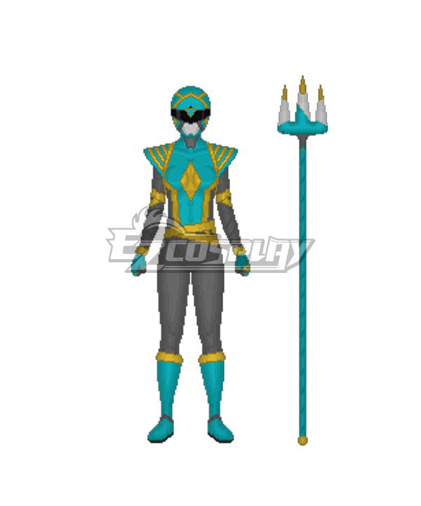 Mighty Morphin Power Rangers Omega Blue Ranger Trident Cosplay Weapon Prop