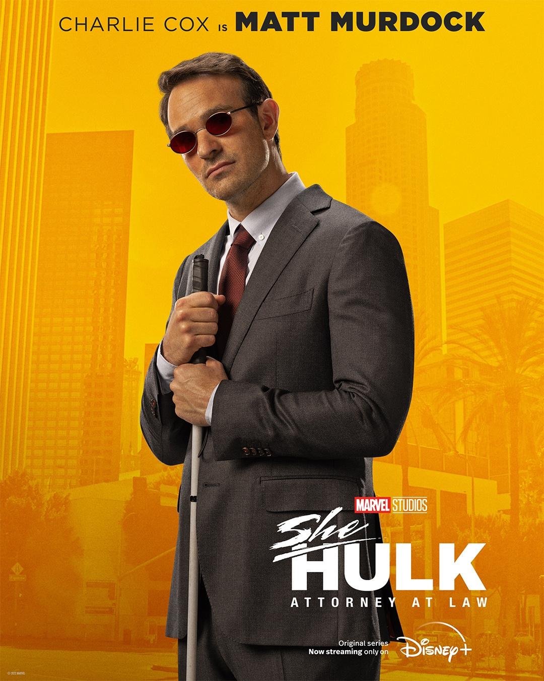 Marvel She-Hulk: Attorney at Law 2022 Matthew Michael Murdock/Matt Murdock Daredevil Cosplay Costume
