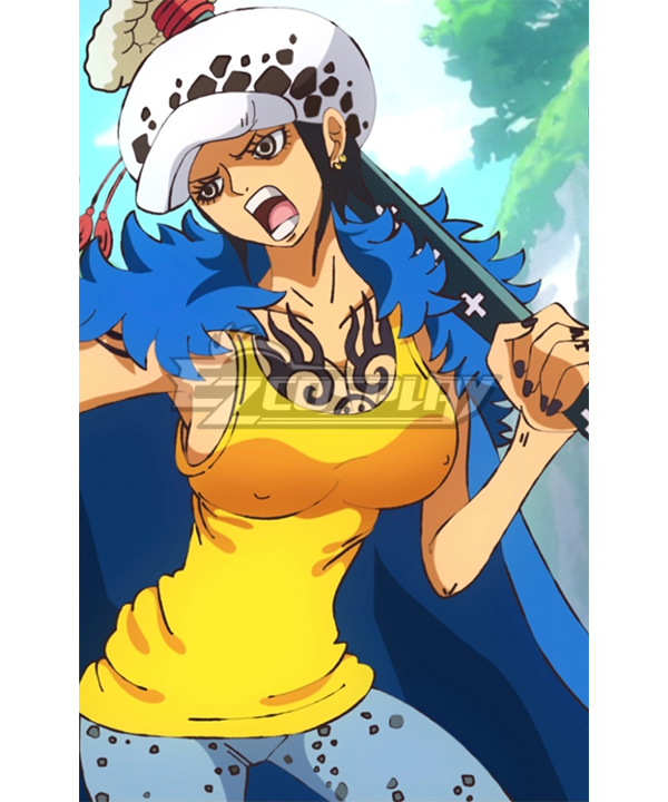 One Piece Sexual Cnversion Female Trafalgar D. Water Law Cosplay Costume