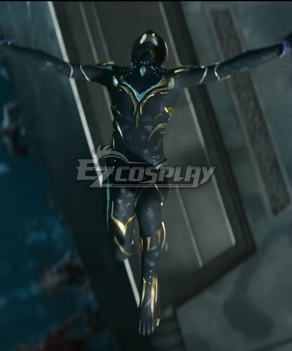 Marvel Black Panther: Wakanda Forever Movie Black Panther Zentai Jumpsuit Cosplay Costume