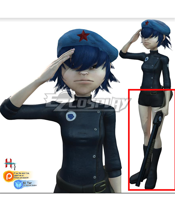 Gorillaz Cyborg Noodle Cosplay Weapon Prop