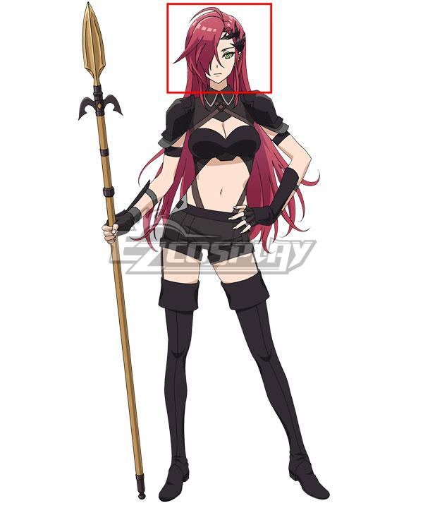 Reborn to Master the Blade: From Hero-King to Extraordinary Squire Sistia Rouge Red Cosplay Wig
