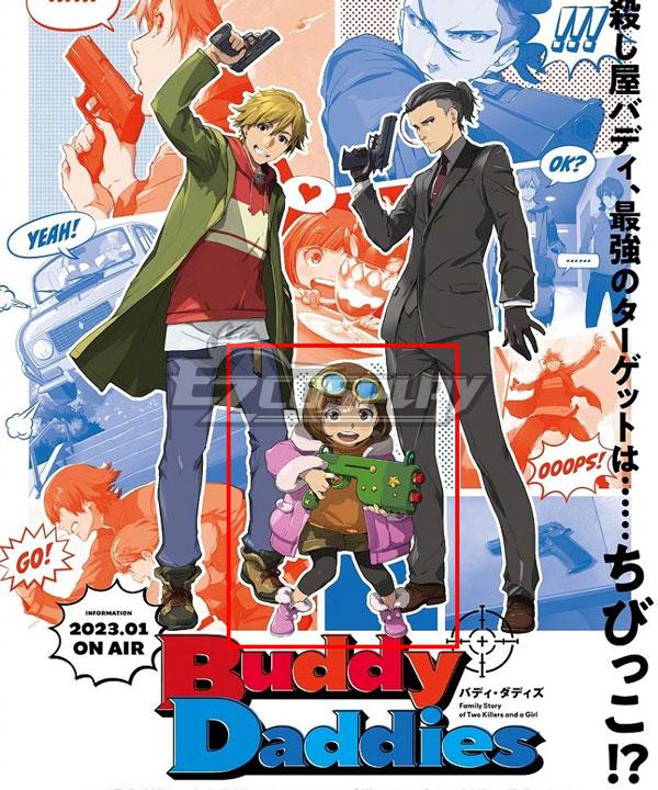 Buddy Daddies Anime Miri Unasaka Cosplay Costume