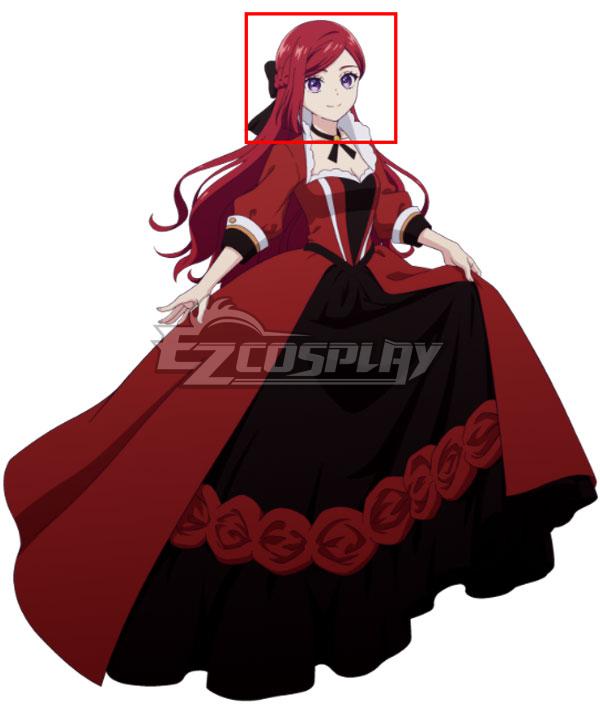 The Most Heretical Last Boss Queen: From Villainess to Savior Pride Red Cosplay Wig