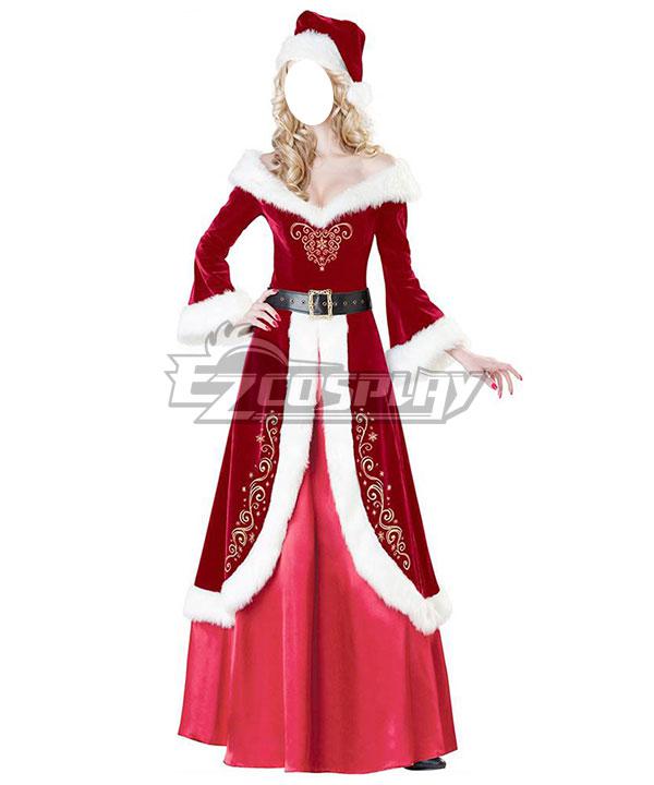 Christmas Special! ! ! Christmas Dress Elegant Dress Up Santa Claus Red Cosplay Costume