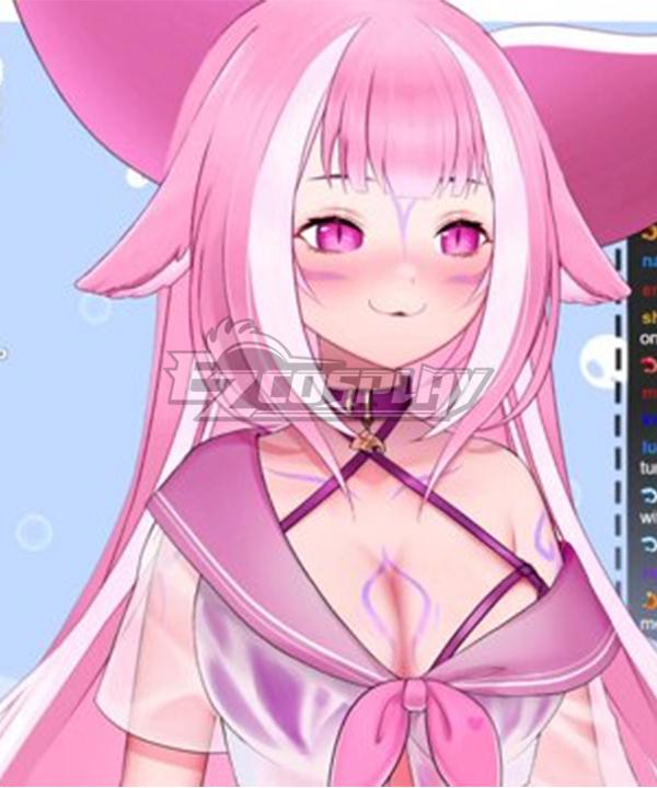 Virtual YouTuber Shylily Valentine Pink Cosplay Costume