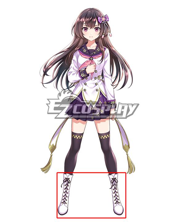 Loop8: Summer of Gods Ichika White Shoes Cosplay Boots
