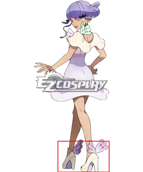 Pokemon Pokémon Scarlet and Violet Tulip Alfornada gym psychic Cosplay Shoes