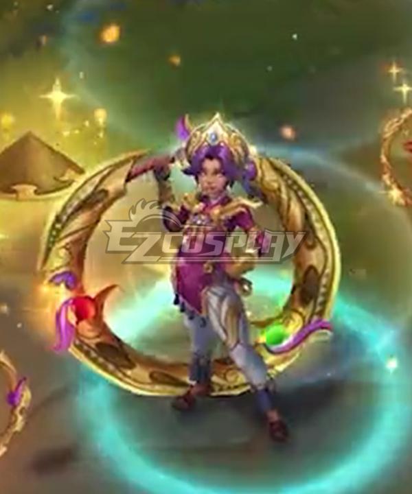 League of Legends LOL Qiyana Imperatriz Lunar Cosplay Costume