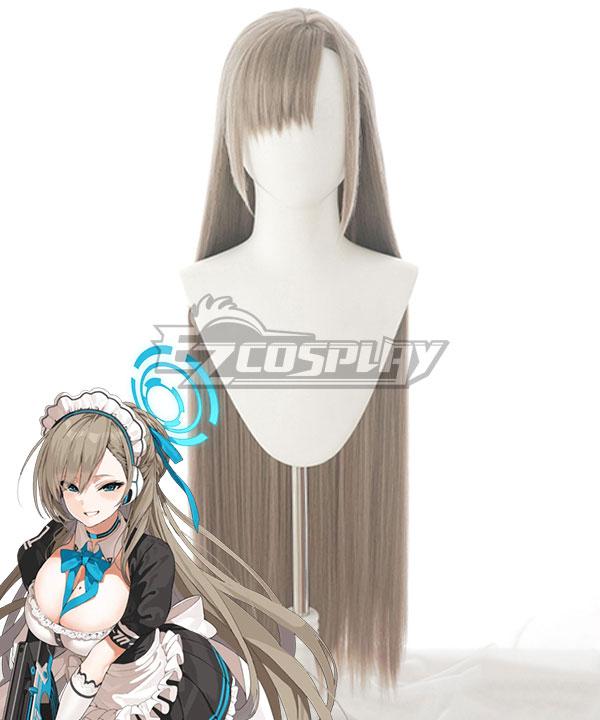 Blue Archive Ichinose Asuna Brown Cosplay Wig
