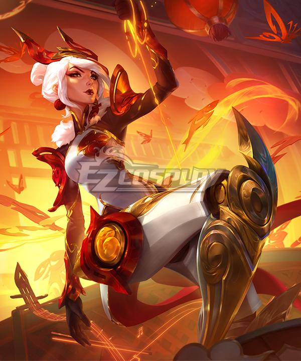 League of Legends LOL Paper Cut Mythmaker Camille Ferros Cosplay Costume