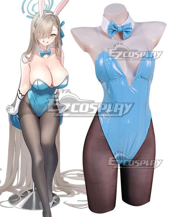 Blue Archive Ichinose Asuna Bunny Girl Blue Cosplay Costume