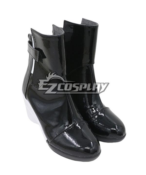 Arknights Texas Quadrant Breaker Black Cosplay Shoes