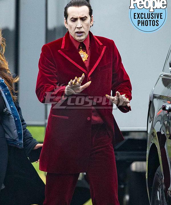 Renfield 2023 Film Nicolas Cage Conde Drácula Cosplay Costume