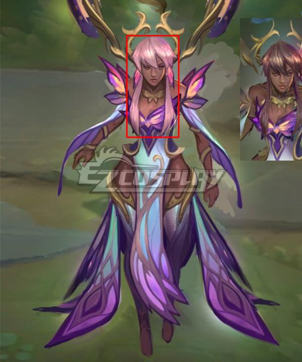 League of Legends LOL Fairy Queens Karma Pink Cosplay Wig