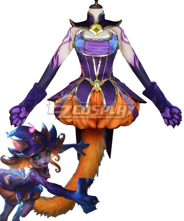 League of Legends LOL Halloween Bewitching Neeko Presitage Edtion Cosplay Costume