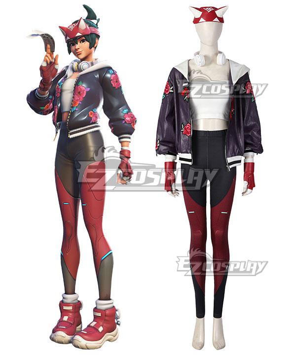 Overwatch 2 OW2 Kiriko Athleisure B Edtion Cosplay Costume