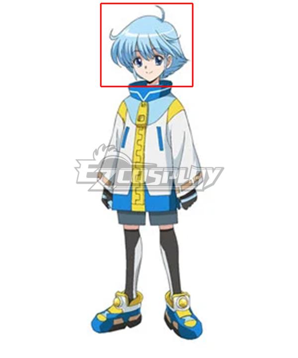Tousouchuu: Great Mission Haru Tomura Blue Cosplay Wig