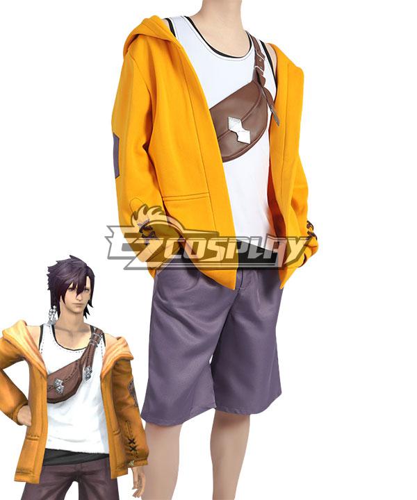 Final Fantasy XIV FF14 Casual Attire Outfit Male Cosplay Costume