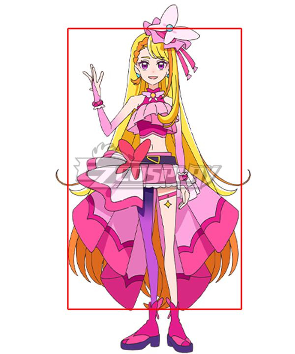 Hirogaru Sky! Pretty Cure Cure Butterfly Golden Cosplay Wig