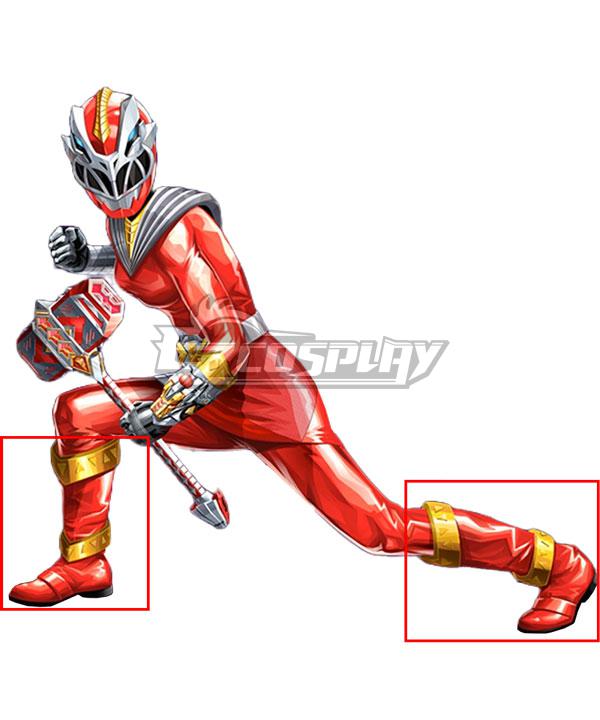 Power Rangers Cosmic Fury Cosmic Fury Red Ranger Red Cosplay Shoes