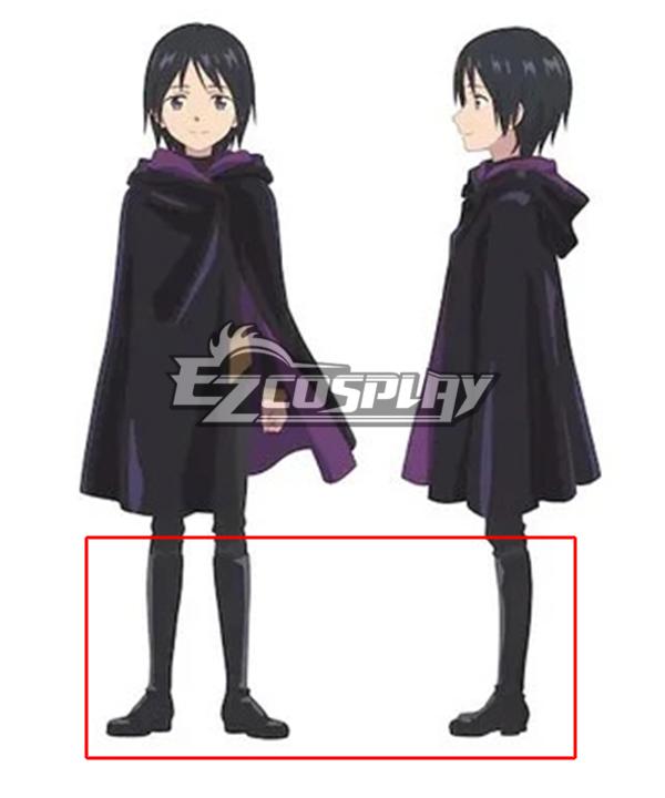 The Klutzy Witch: Fuuka and the Dark Witch Keith Black Cosplay Shoes