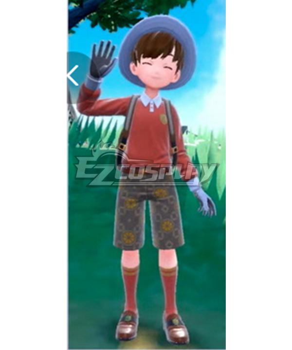 Child Set Boy's Pokemon RED Trainer Costume Cosplay 3 