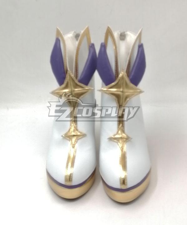 League of Legends Akali Star Guardian Whtie Cosplay Shoes